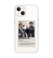 Iphone 14 Uyumlu Brooklyn 99 Tasarımlı Şeffaf Telefon Kılıfı