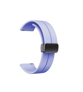 Samsung Galaxy Watch 46mm Uyumlu 22mm Kordon Silikon Metal Mıknatıslı Toka Zore KRD-84 Kayış
