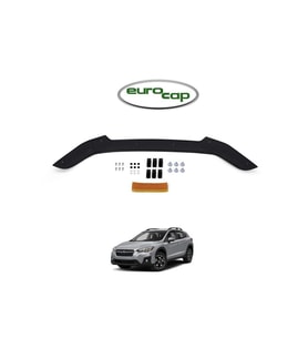 Subaru Xv Ön Kaput Koruma Rüzgarlığı 3mm Akrilik (Abs) Parlak Siyah Deflektör 2012-2016
