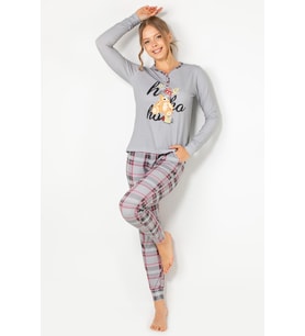 DoReMi Bayan Pijama Takımı (Gri)