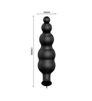 River World Siyahi 12 cm'lik A nal Tıkaç Tıpa A nal Plug Stimülatör