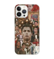 Iphone 12 Pro Uyumlu Cristiano Ronaldo Tasarımlı Şeffaf Telefon Kılıfı