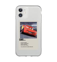 Iphone 11 Uyumlu Cars Mcqueen Desenli Şeffaf Telefon Kılıfı