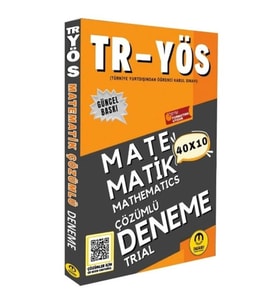 Tasarı 2025 TR YÖS Matematik 40X10 Çözümlü Deneme