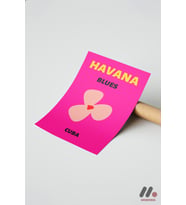 Havana Küba Posteri, Çerçevesiz Yüksek Kalite Duvar Afişi - Seyahat Severlere Hediye