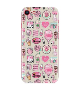 Apple Iphone Se 2020 Se 2020 Kılıf Desenli Silikon Güzel Kılıf Donut Flamingo 1415