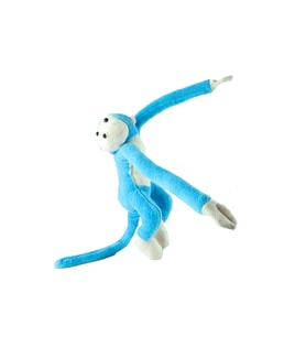 Pelüş Maymun  Sevimli Sarılan Maymun Mavi 50 Cm