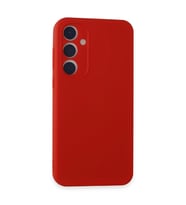 Samsung Galaxy A55 5G Kılıf First Silikon - Kırmızı