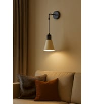 Modern Metal Aplik, Salon ve Mutfak için Şık Krem Renk Tasarım