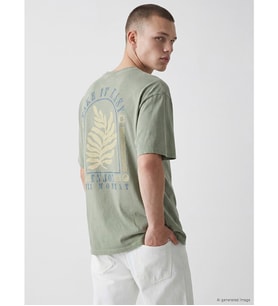 LC WAIKIKI Yeşil Relaxed Fit Erkek Tişört