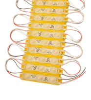 10 Adet 12 Volt 1.5 Watt 3 Lensli Sarı Amber 2835 SMD Led Modül IP65