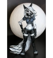 Helluva Boss Loona Figür Hazbin Hotel Loona Figür 25CM Büyük Boy