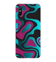 Xiaomi Redmi 9A Uyumlu Kapak Renkli Desen Tasarımlı Şeffaf Silikon Kılıf