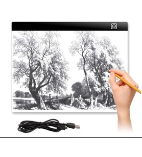 TechTic A2 Işıklı Çizim Tableti LED Kopyalama Çizim Panosu Tattoo Mimari Tasarım Light Pad Grafik Tablet