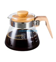 KAHVE SÜRAHİSİ AHŞAP SAP - 600 ML (VCWN-60)