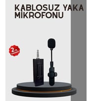 20 Metre Menzilli Kablosuz Yaka Mikrofonu Gürültü Engelleyici