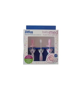DİFAŞ BABYMED EKSTRA YUMUŞAK DİŞ FIRÇASI 3'LÜ SET PEMBE