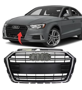 Audi A3 Sedan-HB 2017-2020 Ön Panjur 8V3853651AA