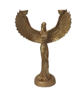 İsis Şamdan Biblo Bronz 23x32