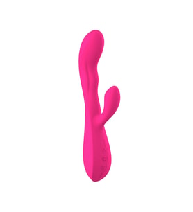 Modern Uyarıcılı Rabbit Vibratör Pembe