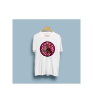 Oversize Leydi ile Sokak Köpeği Tasarım Unisex T-shirt