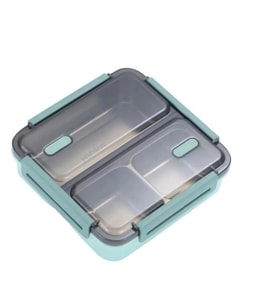 VAGONLİFE PASLANMAZ ÇELİK ÜÇ BÖLMELİ YEMEK KABI 3 BÖLMELİ - LUNCH BOX BL50350-3 950 ML YEŞİL