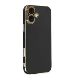 İphone 16 Kılıf Volet Silikon - Siyah