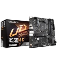 GIGABYTE B550M-K B550 DDR4 (Vga Yok) GLan mATX HD DP USB3.2 2xM2 AM4 AMD Anakart (Siyah)