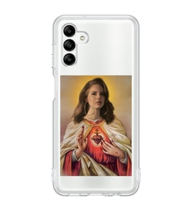 Samsung Galaxy A04S Uyumlu Lana Del Rey Desenli Şeffaf Telefon Kılıfı