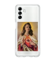 Samsung Galaxy A04S Uyumlu Lana Del Rey Desenli Şeffaf Telefon Kılıfı