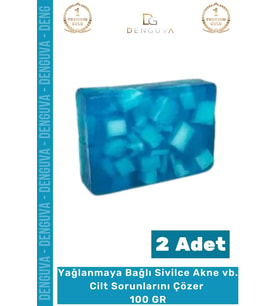 %100 Doğal Güzel Kokulu El Yüz Saç Vücut Cilt Orijinal Bitkisel Kolojen Sabunu 100G - 2 Adet