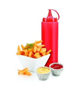 Ketçap Şişesi - 1000ml Dev Boy Kırmızı