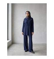 Pelerin Detay Pantolonlu Pike Takım-Bordo