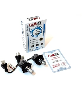 Femex Eco Power Buz Mavi 8000K CSP Chipset H4 Led Xenon Led Headlight