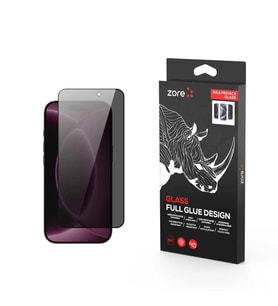 Apple iPhone 18 Pro Zore Rika Premium Privacy Temperli Cam Ekran Koruyucu