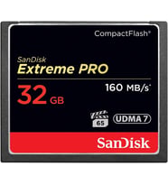 Sandisk Extreme Pro 32Gb Compactflash Hafıza Kartı Udma 7 160Mb/Sn'E Kadar - Sdcfxps-032G-X46