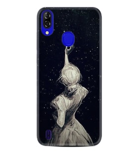 Reeder P13 Blue Plus Kılıf Desenli Silikon Star Woman 1332