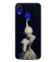Reeder P13 Blue Plus Kılıf Desenli Silikon Star Woman 1332