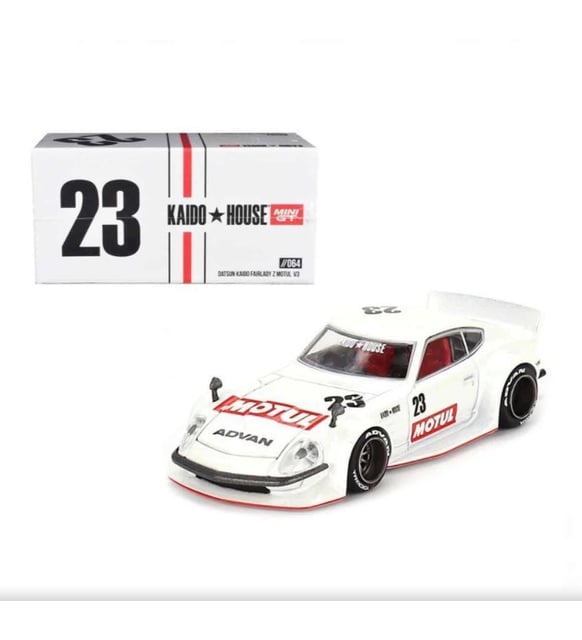 Mini Gt Kaido House 064 Datsun KAIDO Fairlady Z MOTUL V3 Model Araba