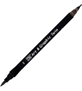 Zig Art & Graphic Twin Marker Çizim Kalemi 890 Cool Grey 13 