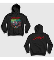 Presmono Unisex Siyah Effigy Of The Forgotten Suffocation Sırt Baskılı Kapüşonlu Sweatshirt 521321tt