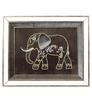 e38 EL İŞÇİLİĞİ MARAŞ İŞİ FİL  TABLO 65*57 cm - 4941