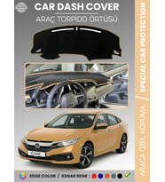 HONDA CIVIC (FC5 2015-2022) Torpido Örtüsü Torpido Koruma Tam Uyum Çatlamayı Önler Kolay Montaj