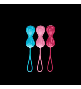 Satisfyer Power Balls Özel Silikondan Üretilmiş Kavraması Kolay 3 Adet Kegel Egzersiz Top Seti