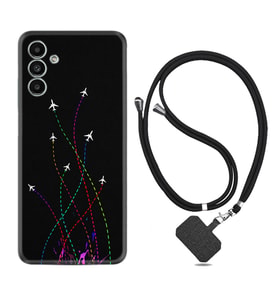 Samsung A23 A31 A32 A50 A51 A52 A53 A70 Kılıf Boyun Askılı Silikon Line Planet 1736