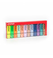 PENMARK 12 Lİ NEON,PASTEL,TROPİK VE METALİK SİMLİ FOSFORLU KALEM