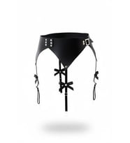 Mulvxbrf Brf02 Siyah Jartiyer Harness Geniş Bel Deri Tokalı - Brf1376 (Mulvix)