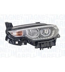 Fiat Egea (2015 Yılında Çıkan Kasa) Far Sağ Nikelaj Çıtalı Led + Ballast Dahil (Oem No (52145154 )
