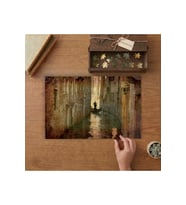 Venedik - Dar Sokaklar - Gondol Tasarımı 240 parça Ahşap Puzzle Ahşap Kutuda MP01354