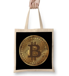 Present I Krypto Money Corrupt Money Bez Çanta Uzun Saplı